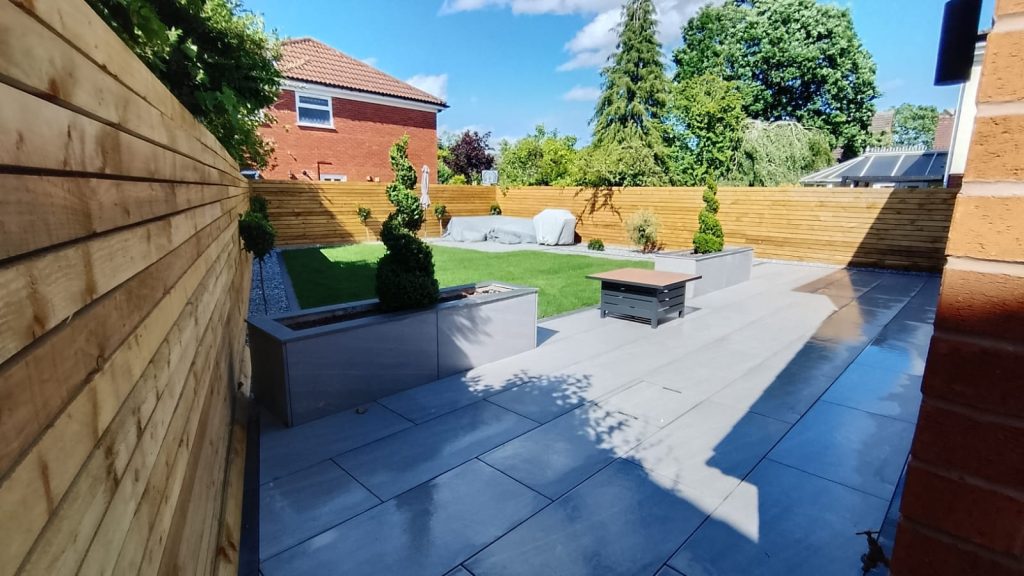 A picture of a full garden transformation done by Wise Roots