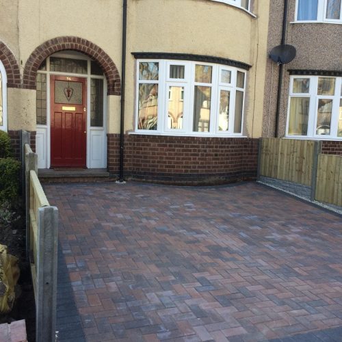 A block paving driveway done by Wise Roots