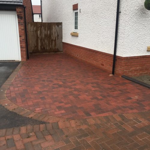 A block paving driveway done by Wise Roots