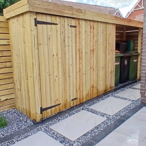 A shed structure build by Wise Roots