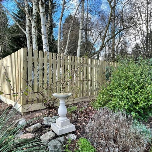 A pretty garden fence built by Wise Roots